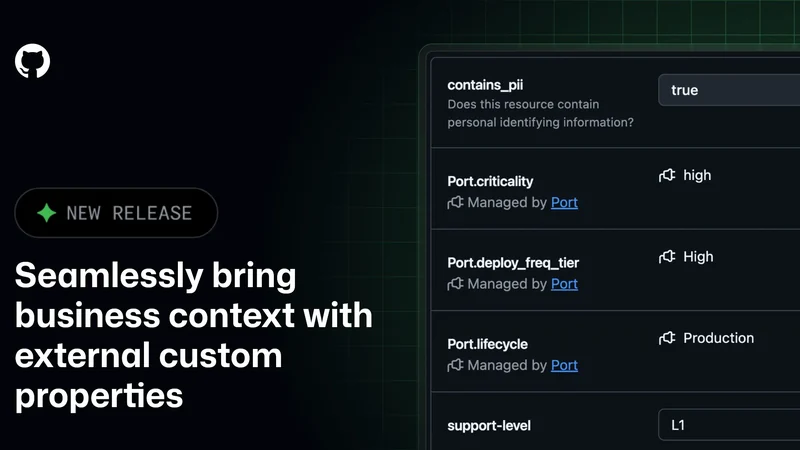 GitHub Introduces External Custom Properties in Preview