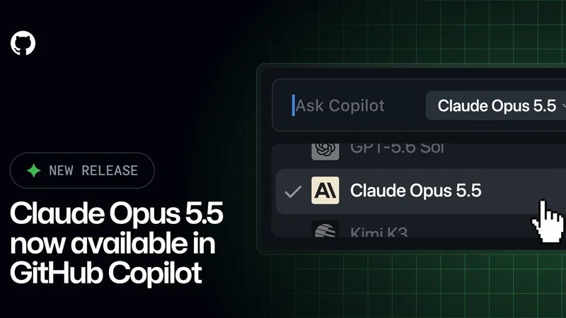 إطلاق نموذج Claude Opus 5.5 في GitHub Copilot