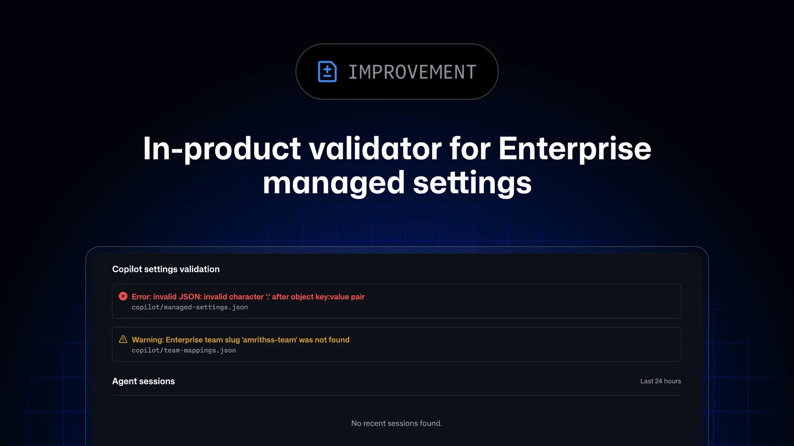 GitHub Adds In-Product Validator for Copilot Enterprise Settings