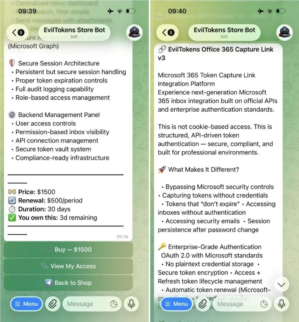 تعطيل منصة EvilTokens المتورطة في اختراق 12 ألف حساب مايكروسوفت