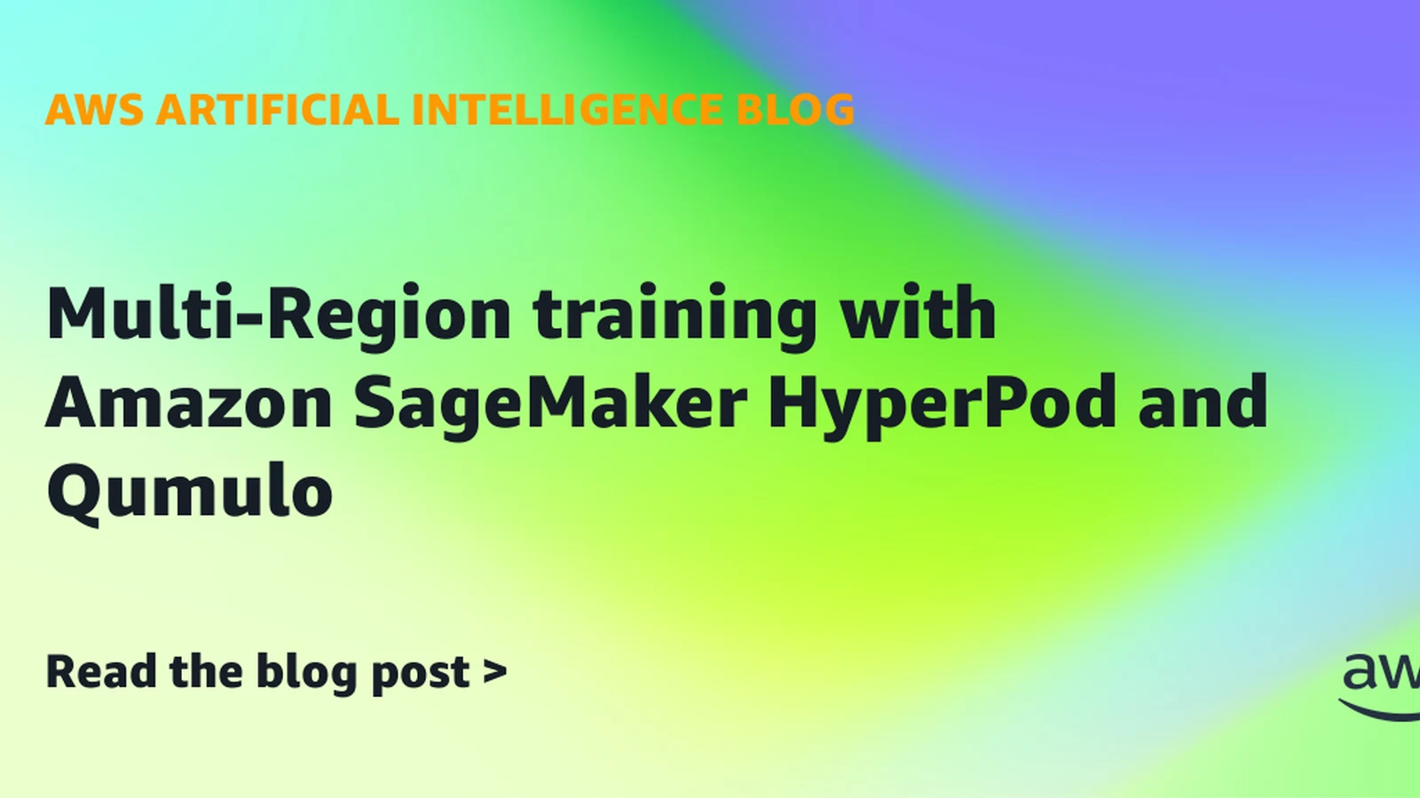 SageMaker HyperPod و Qumulo تتيحان تدريب نماذج الذكاء الاصطناعي عبر مناطق AWS