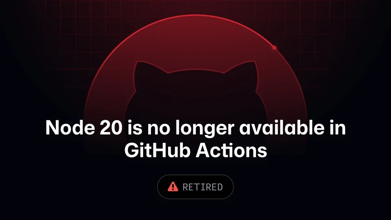 إنهاء دعم Node 20 وانتقال خوادم GitHub Actions إلى Node 24