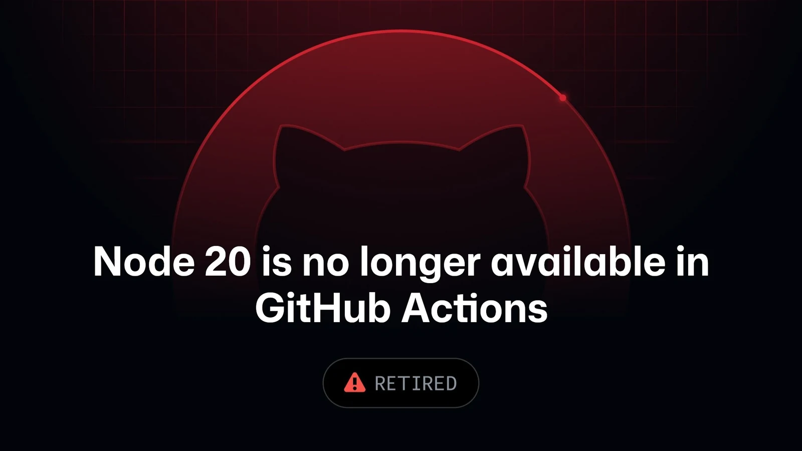 Node 20 No Longer Available on GitHub Actions Runners