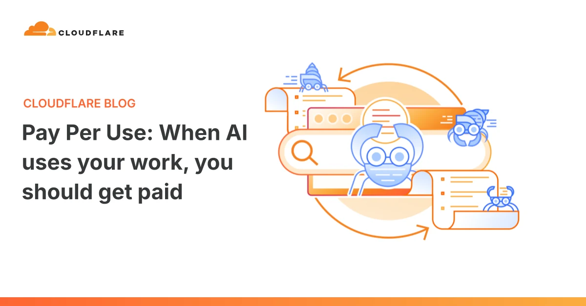 Pay Per Use: when AI uses your work, you should get paid