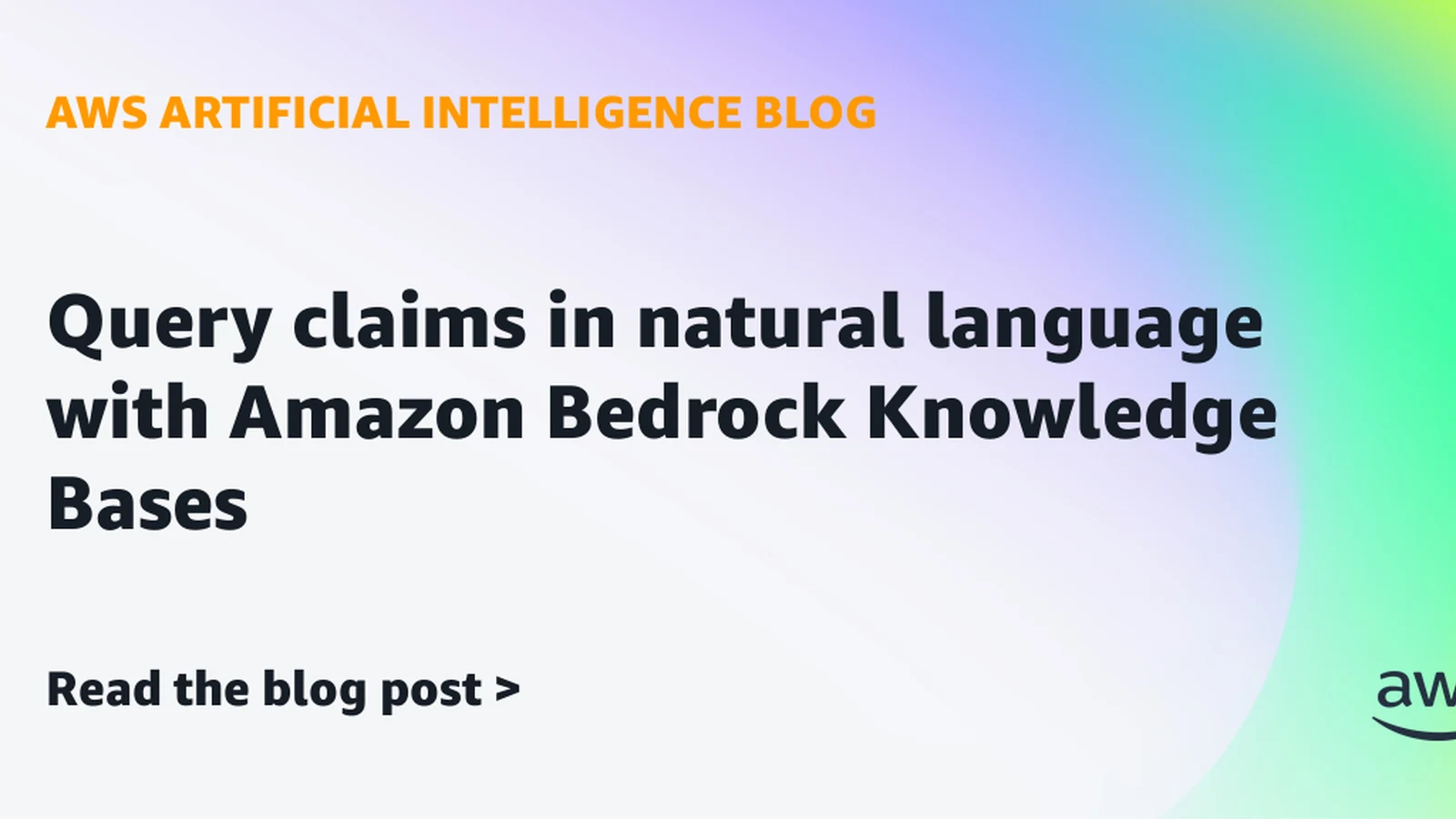 أمازون تتيح استعلامات ذكية عن المطالبات عبر Bedrock Knowledge Bases