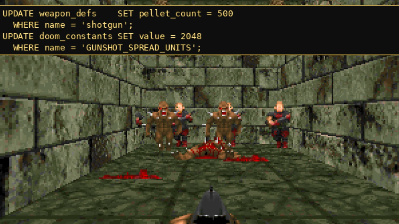 خبير قواعد البيانات يشغّل لعبة Doom عبر SQL في 5900 سطر