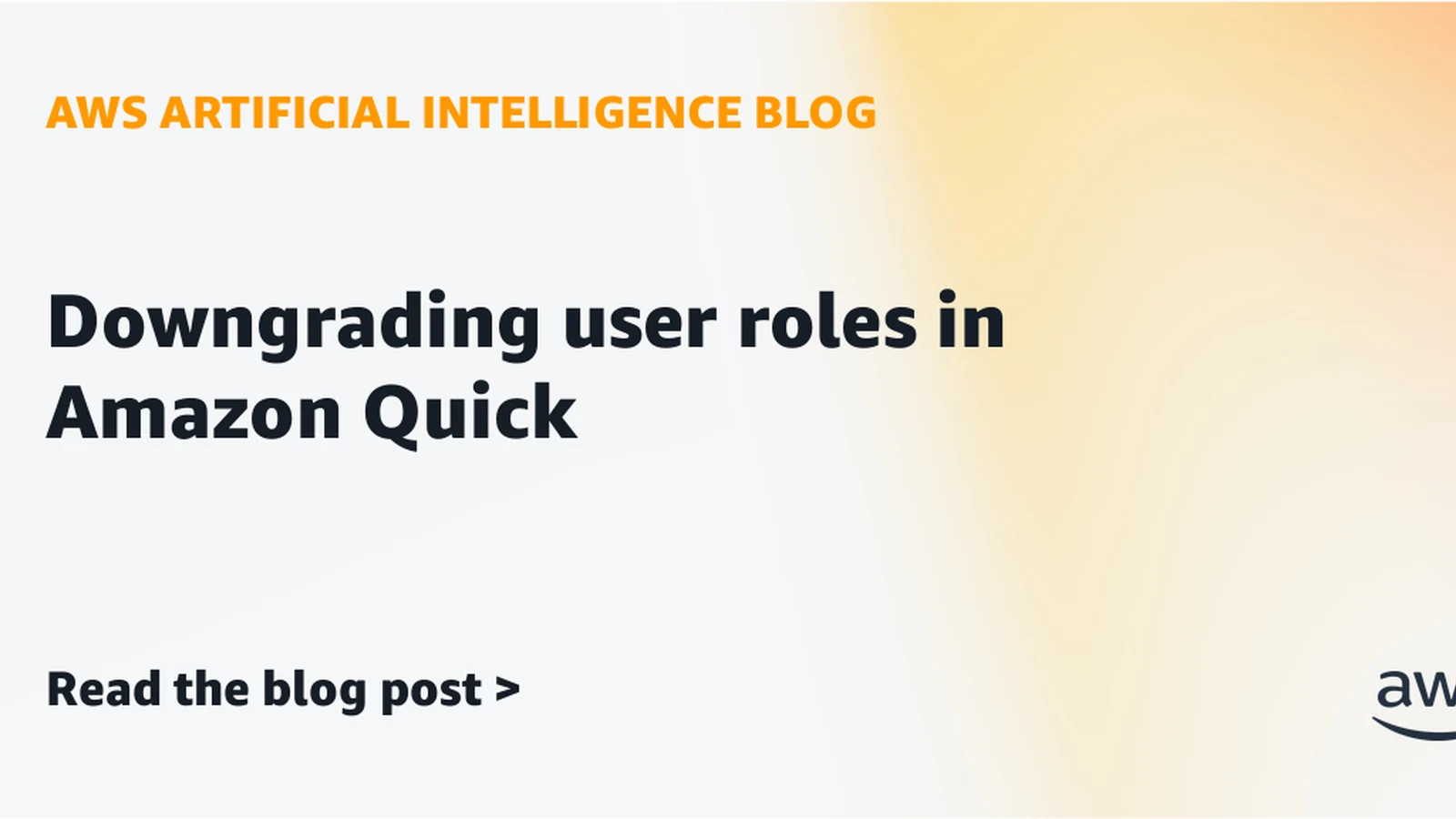 Managing User Role Downgrades in Amazon Quick
