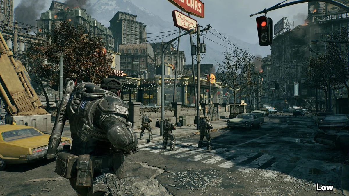 اختبار أداء الرسوميات لحاسوب Gears of War: E-Day