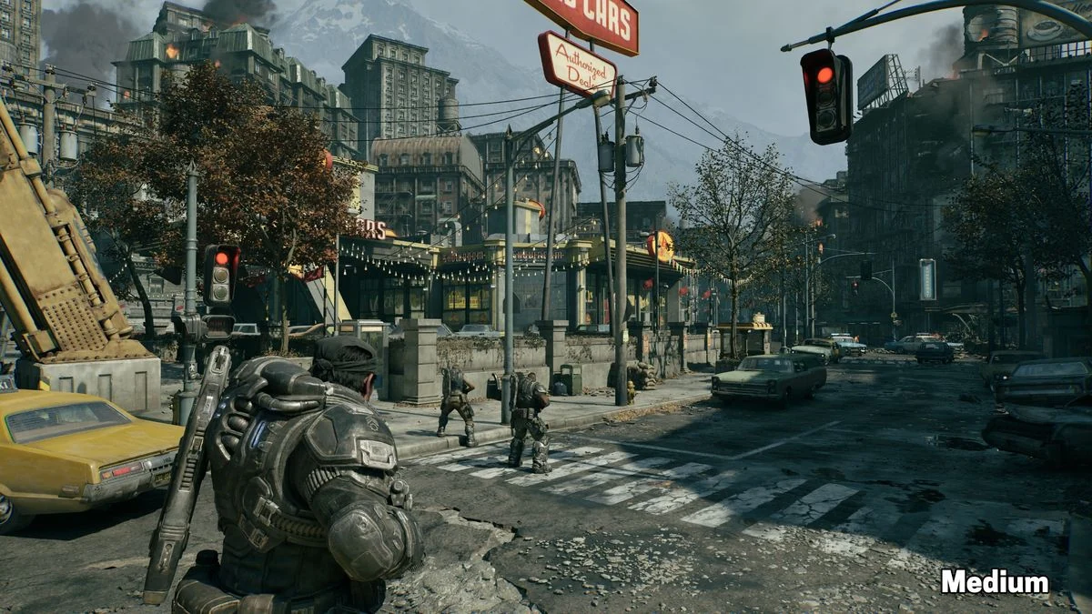 اختبار أداء الرسوميات لحاسوب Gears of War: E-Day