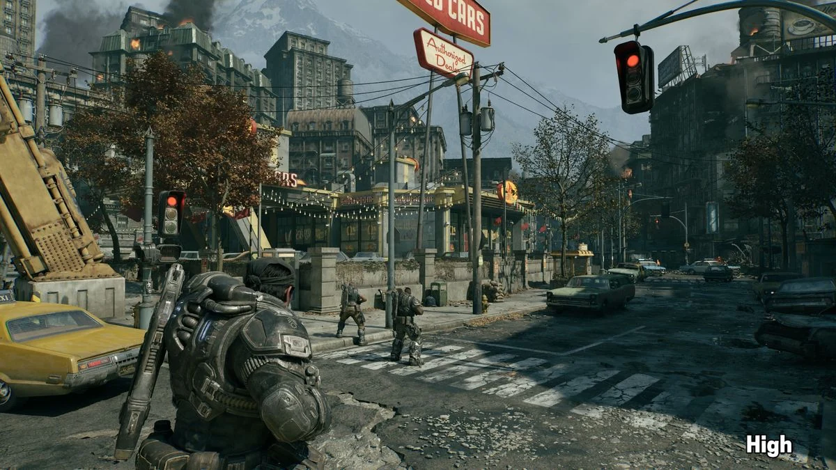 اختبار أداء الرسوميات لحاسوب Gears of War: E-Day