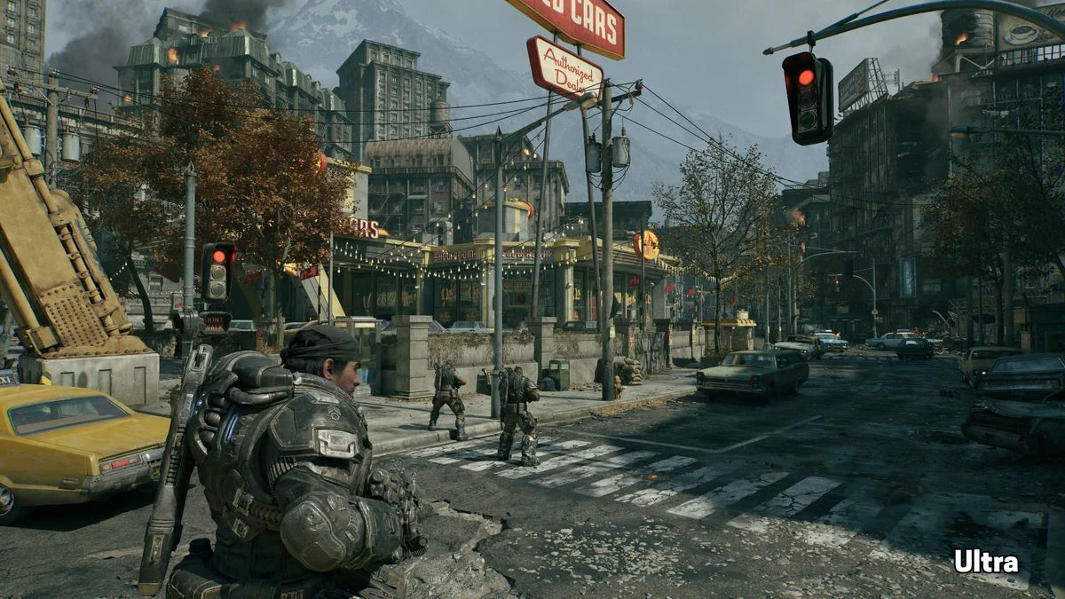 اختبار أداء الرسوميات لحاسوب Gears of War: E-Day
