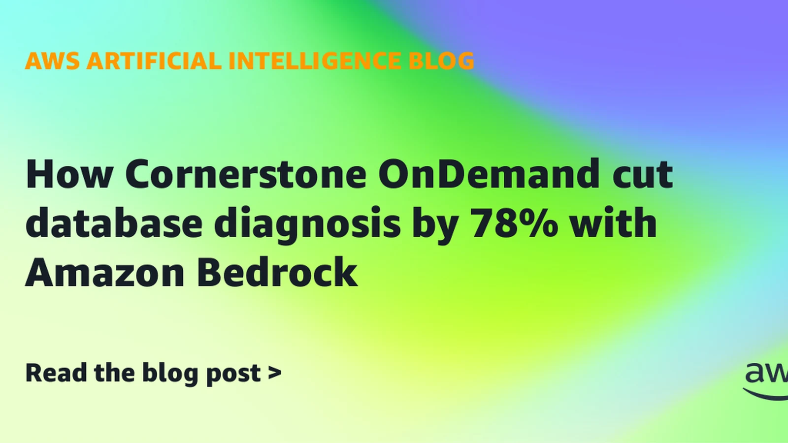 Cornerstone OnDemand تختصر تشخيص قواعد البيانات 78% عبر Amazon Bedrock