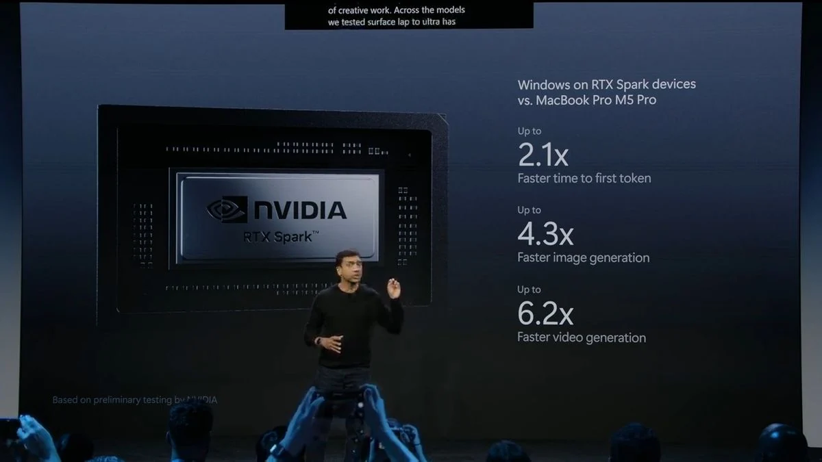 مايكروسوفت ونيفيديا تطلقان جهاز Surface Laptop Ultra بشريحة RTX Spark