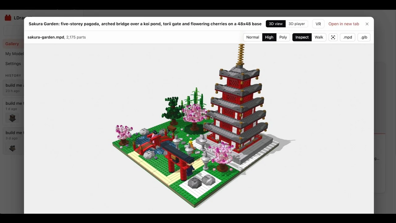 LDraw Nova - Open Source AI LEGOs© - YouTube