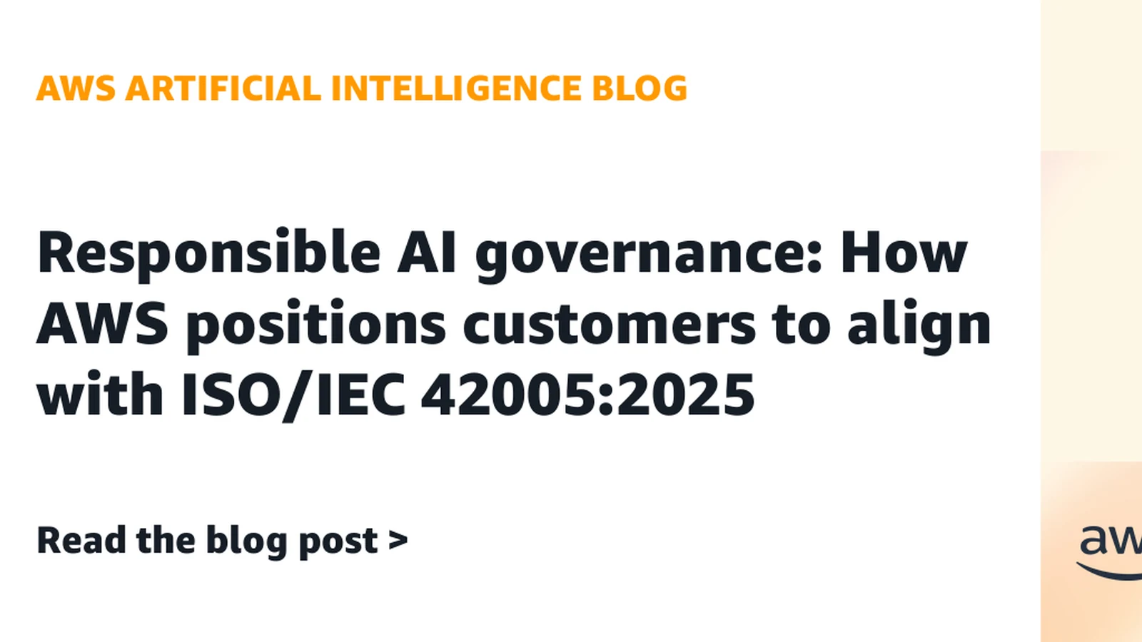 AWS توضح آلية تطبيق معيار ISO/IEC 42005:2025 لحوكمة الذكاء الاصطناعي
