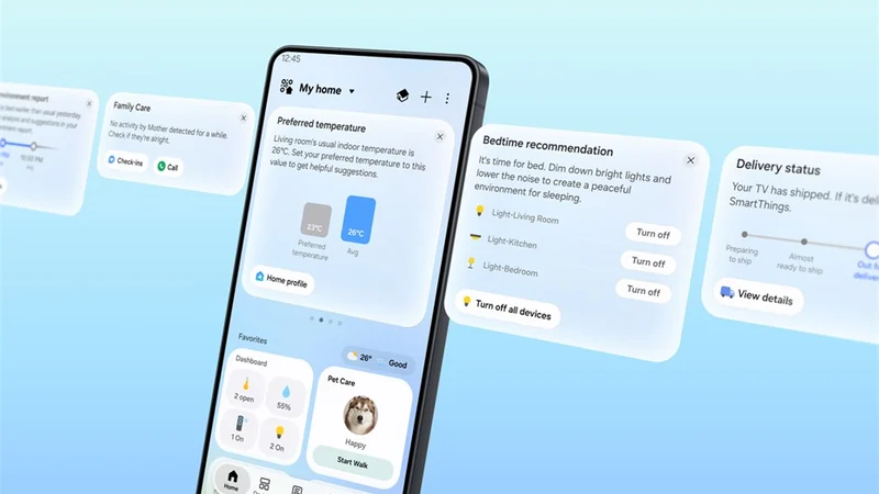 سامسونج تطلق تحديث SmartThings Now لتحسين تجربة المنزل الذكي
