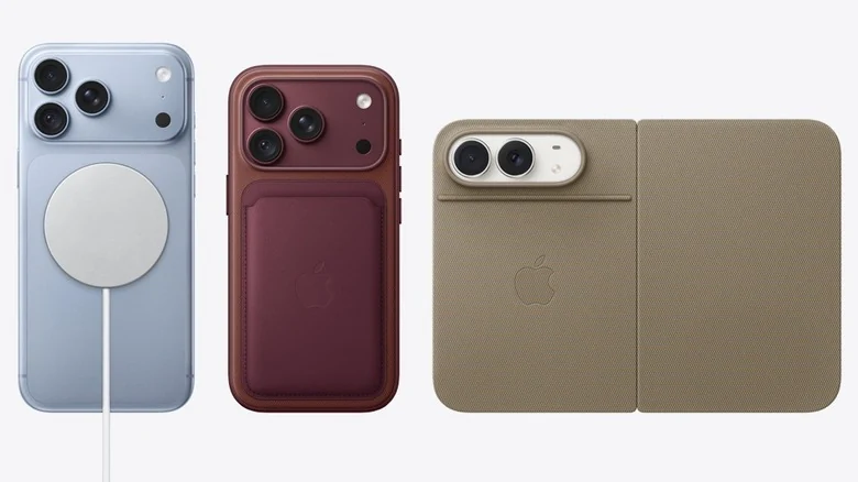 Back view of the iPhone 18 Pro Max, 18 Pro, and iPhone Duo, highlighting case and accessory options.